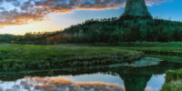 Devils Tower Reflection