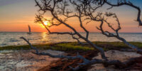 Sailing At Sunset Outer Banks